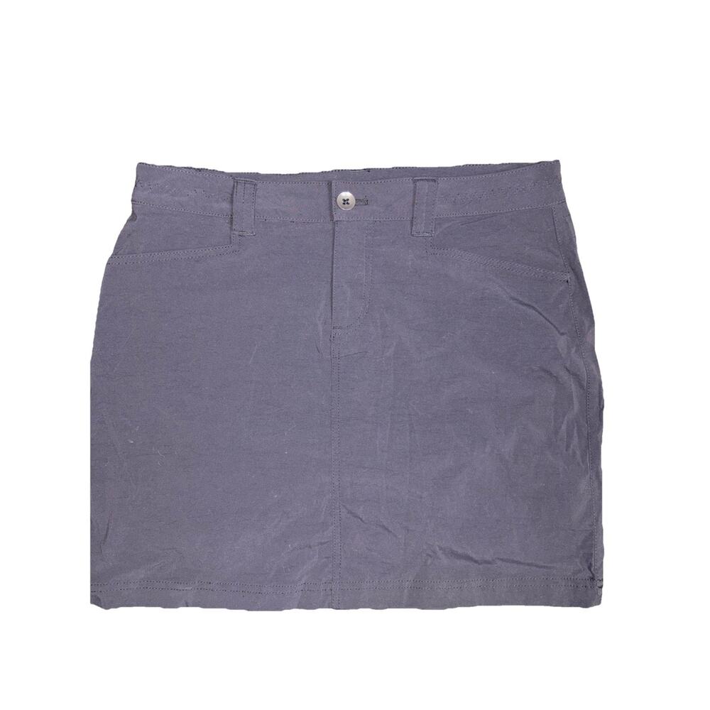 Eddie Bauer Travex Skort Womens Size 6 Black Stretch Pockets Outdoor EUC!
